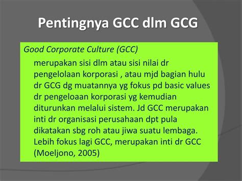 Pentingnya GCC