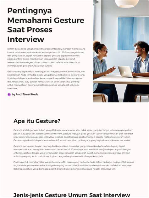 Pentingnya Konfirmasi Interview