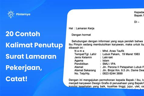 Pentingnya Penutup Surat
