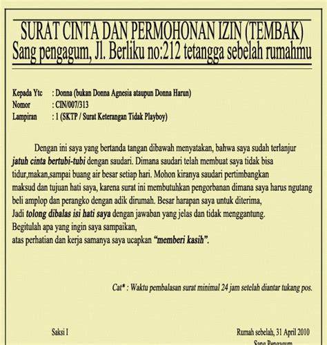 Pentingnya Surat Cinta Resmi