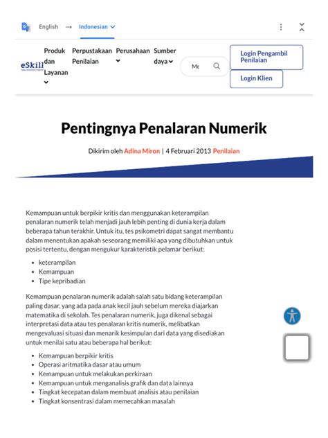 Pentingnya penalaran