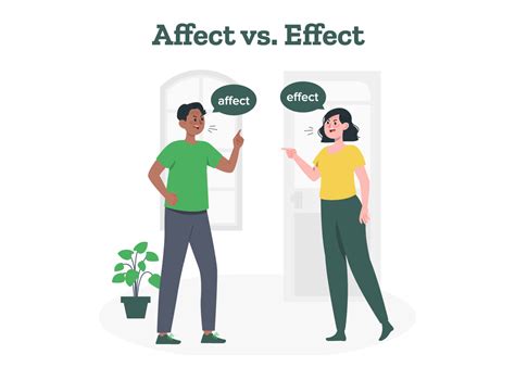People discussing affect and effect