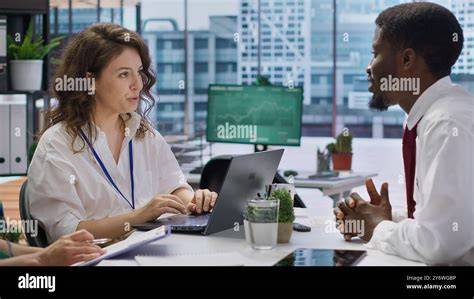 People discussing career paths