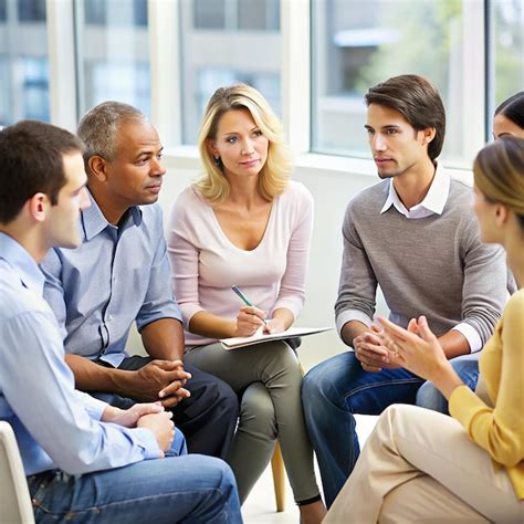 People discussing issues