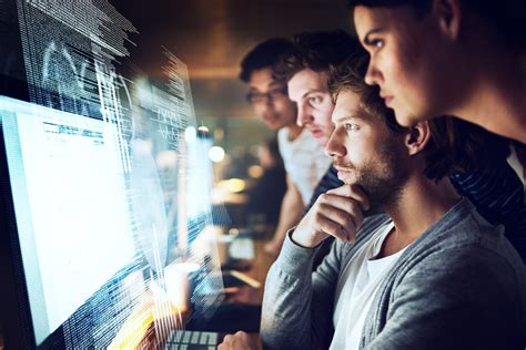 People learning about cybersecurity
