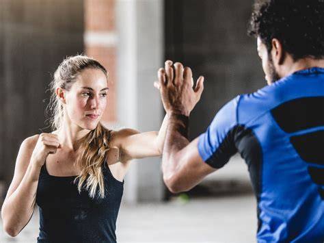 People practicing self defense