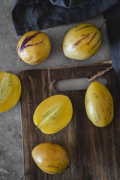 Pepino Melon Ripeness Chart