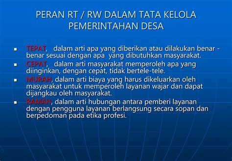 Peran RT RW