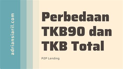 Perbedaan TKB T1 TKB T2