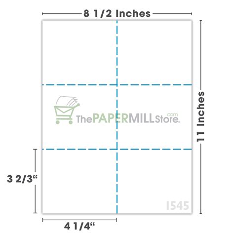 Perforated Paper Template