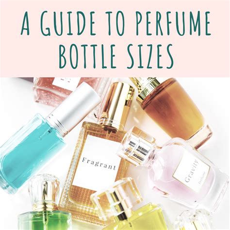Perfume Bottle Size Chart