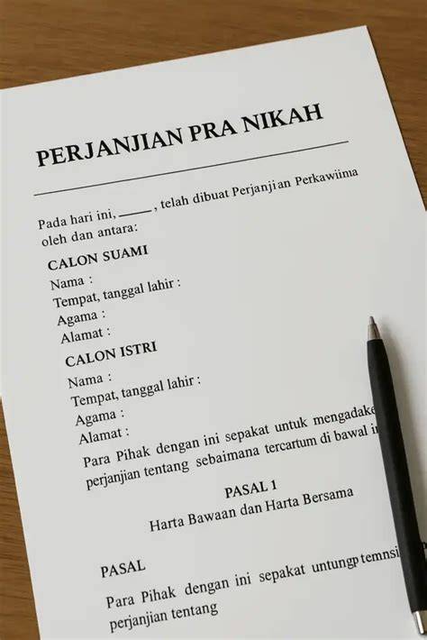Perjanjian Pra Nikah