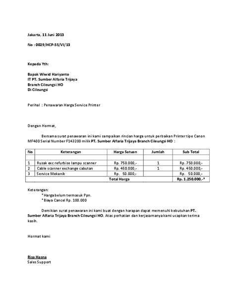 Permintaan Printer Kantor
