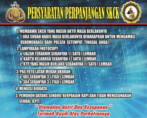 Perpanjang SKCK