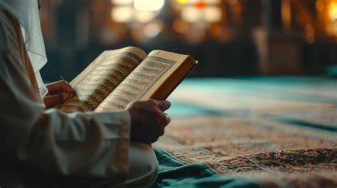 Person reciting Quran