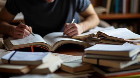 Person studying Sanskrit text
