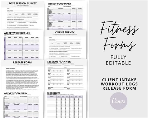 Personal Trainer Templates