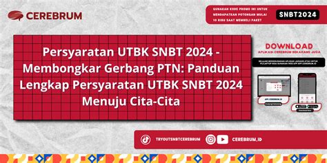 Syarat UTBK