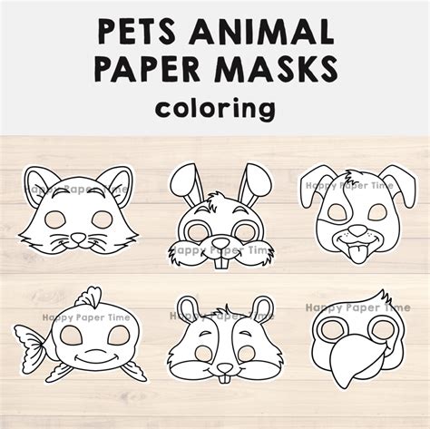 Pet Masks Printable