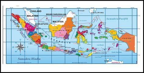 Peta Geografis Indonesia