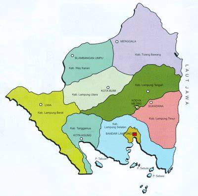 Peta Lampung Tengah