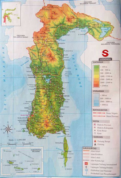 Peta Sulawesi Selatan