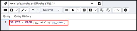 Pg_catalog Pg_user