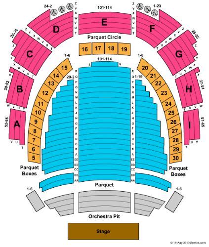 Philadelphia Academy Of Music Seating Chart