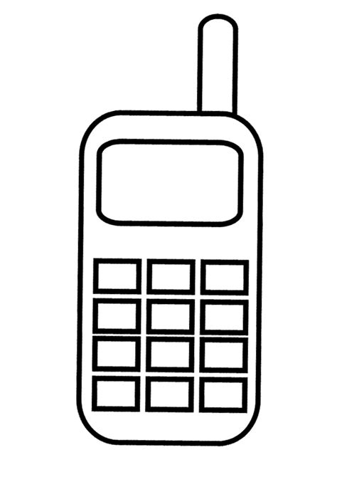 Phone Coloring Pages Printable