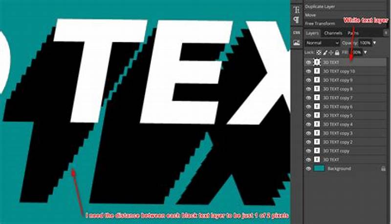 Photopea Text Pattern