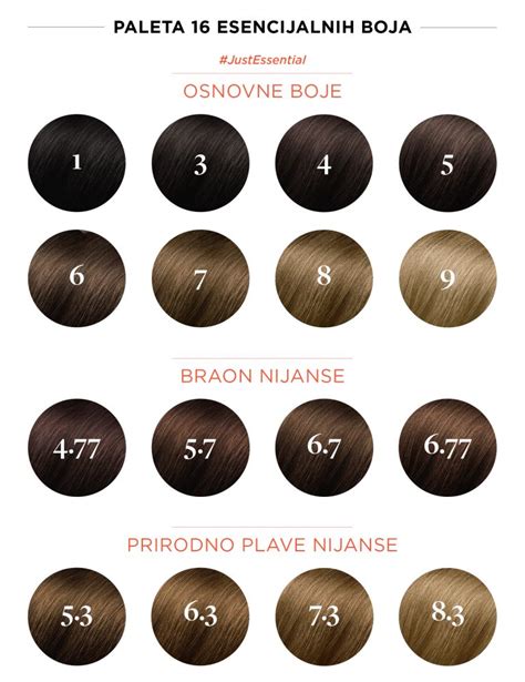 Phyto Hair Color Chart