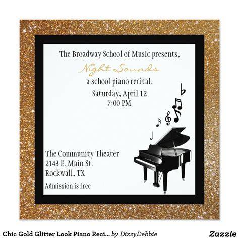 Piano Recital Invitation Template