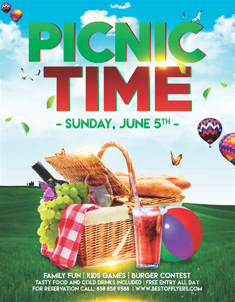 Picnic Flyer Template
