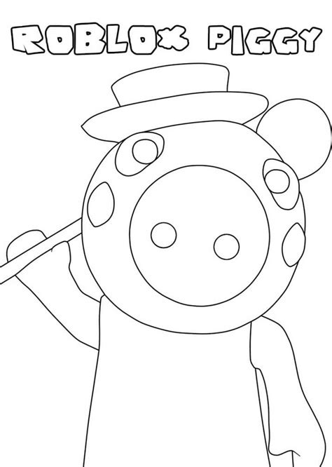 Piggy Printable Coloring Pages