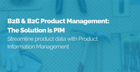 Pim Solutions For B2b And B2c Product Catalogs
