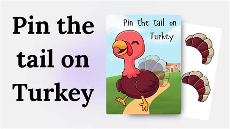Pin The Tail On The Turkey Printable