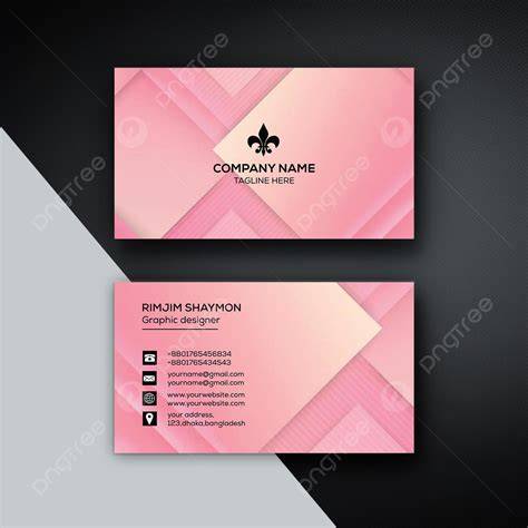 Pink Business Cards Templates Free