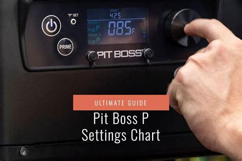 Pit Boss P Setting Chart
