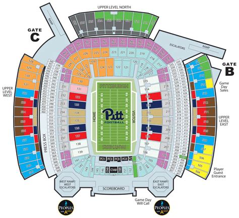 Pitt Football Seating Chart