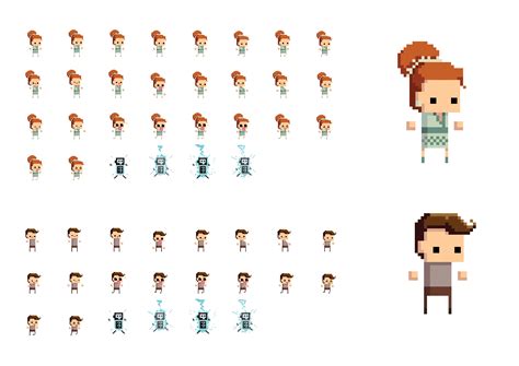 Pixel Art Character Template