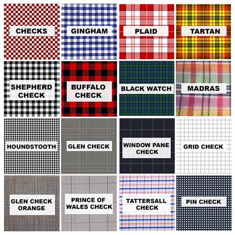 Plaid Pattern Types