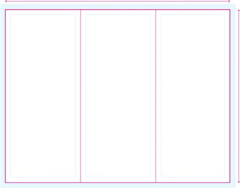 Plain Tri Fold Brochure Template