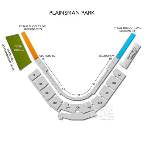Plainsman Park Seating Chart