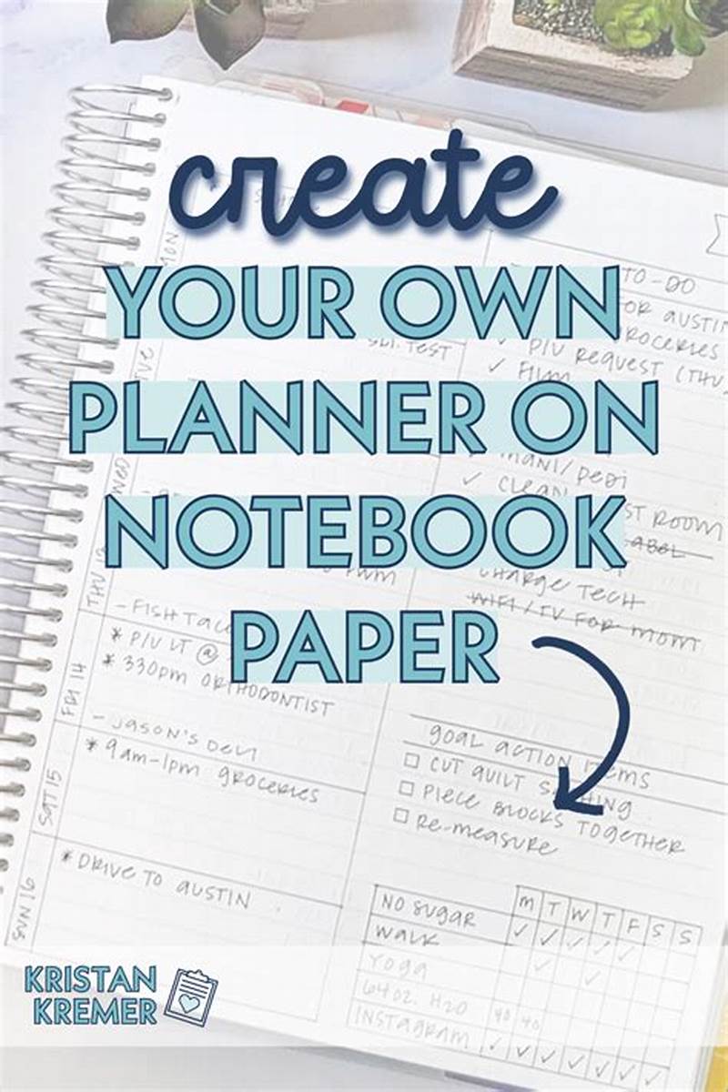 Planner Notebook Printable