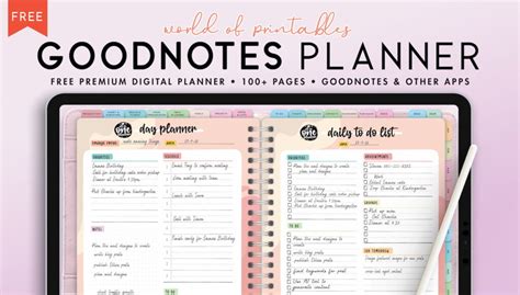 Planner Template For Goodnotes
