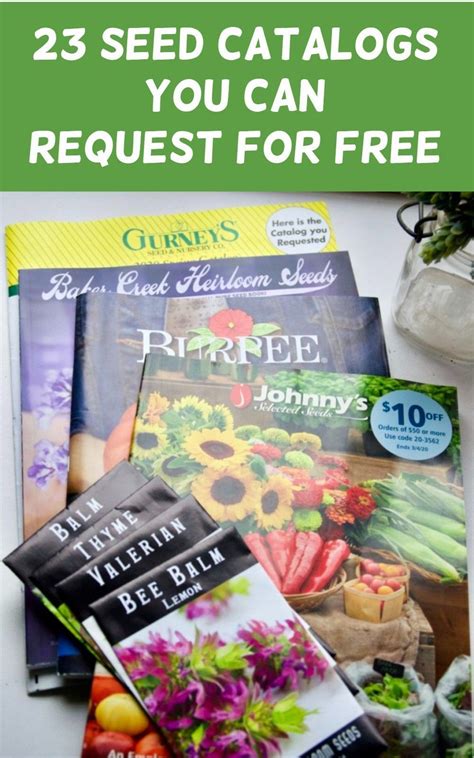 Plant And Seed Catalogs