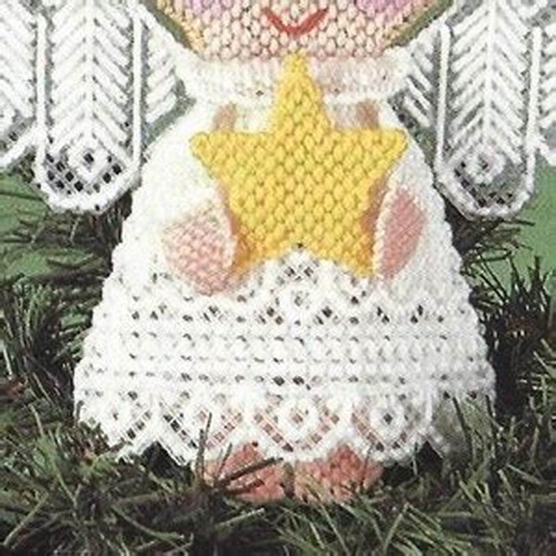 Plastic Canvas Angel Tree Topper Pattern