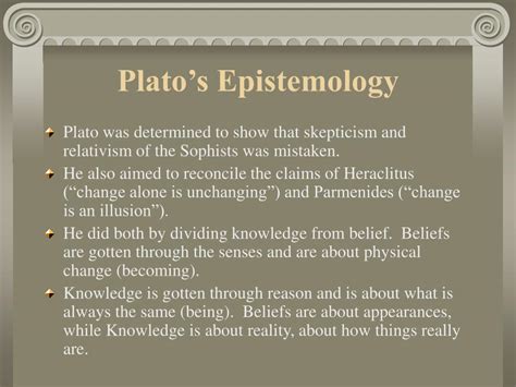 Platonic Epistemology