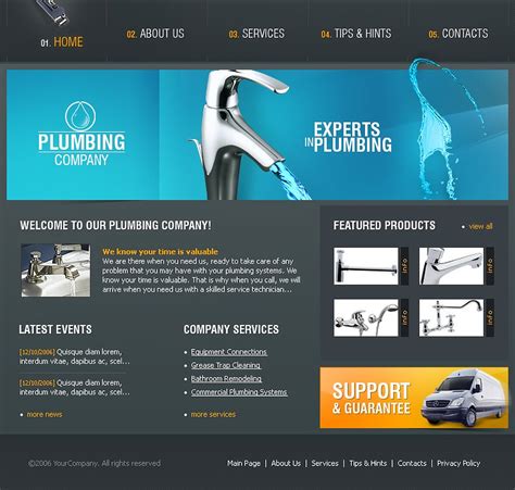 Plumber Website Template