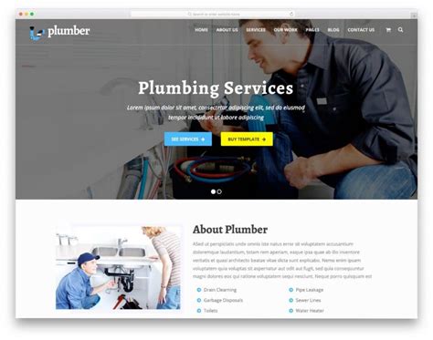 Plumbing Website Templates